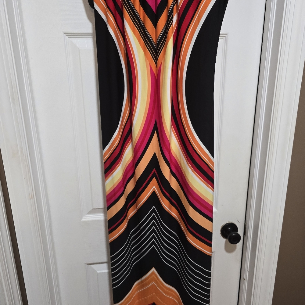 Vibrant Multicolor Maxi Dress